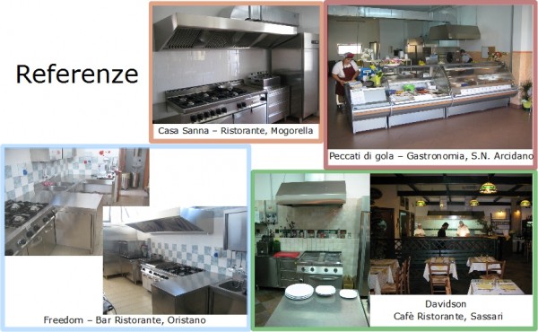 Progettazione e vendita attrezzature e arredamenti professionali ristoranti